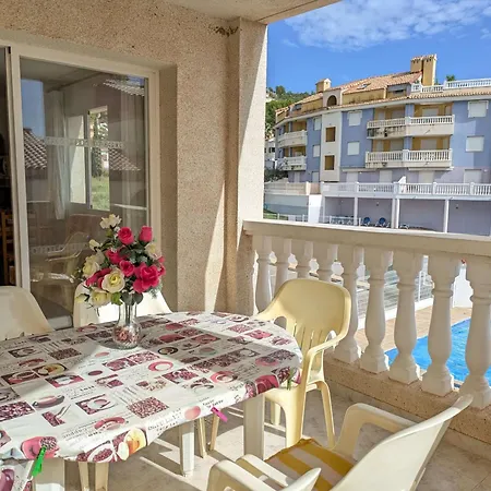 Con Aire Acondicionado Y Piscina アパート Alcossebre